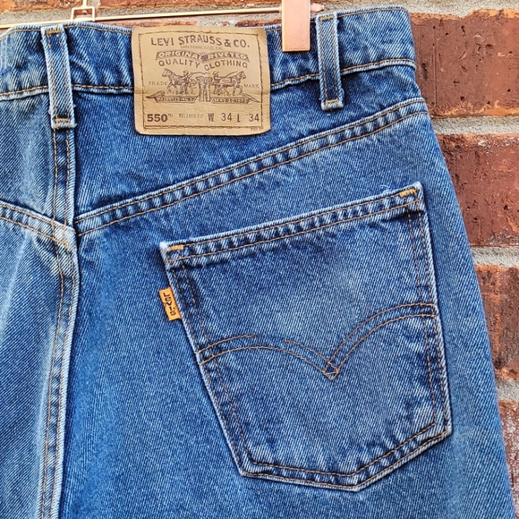 Vintage Levis 550 Jeans Orange Tab - Picture 1 of 14